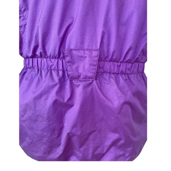 Vintage 80s Mountain Goat purple & turquoise ski jacket w shoulder pads Women M. - Picture 9 of 16